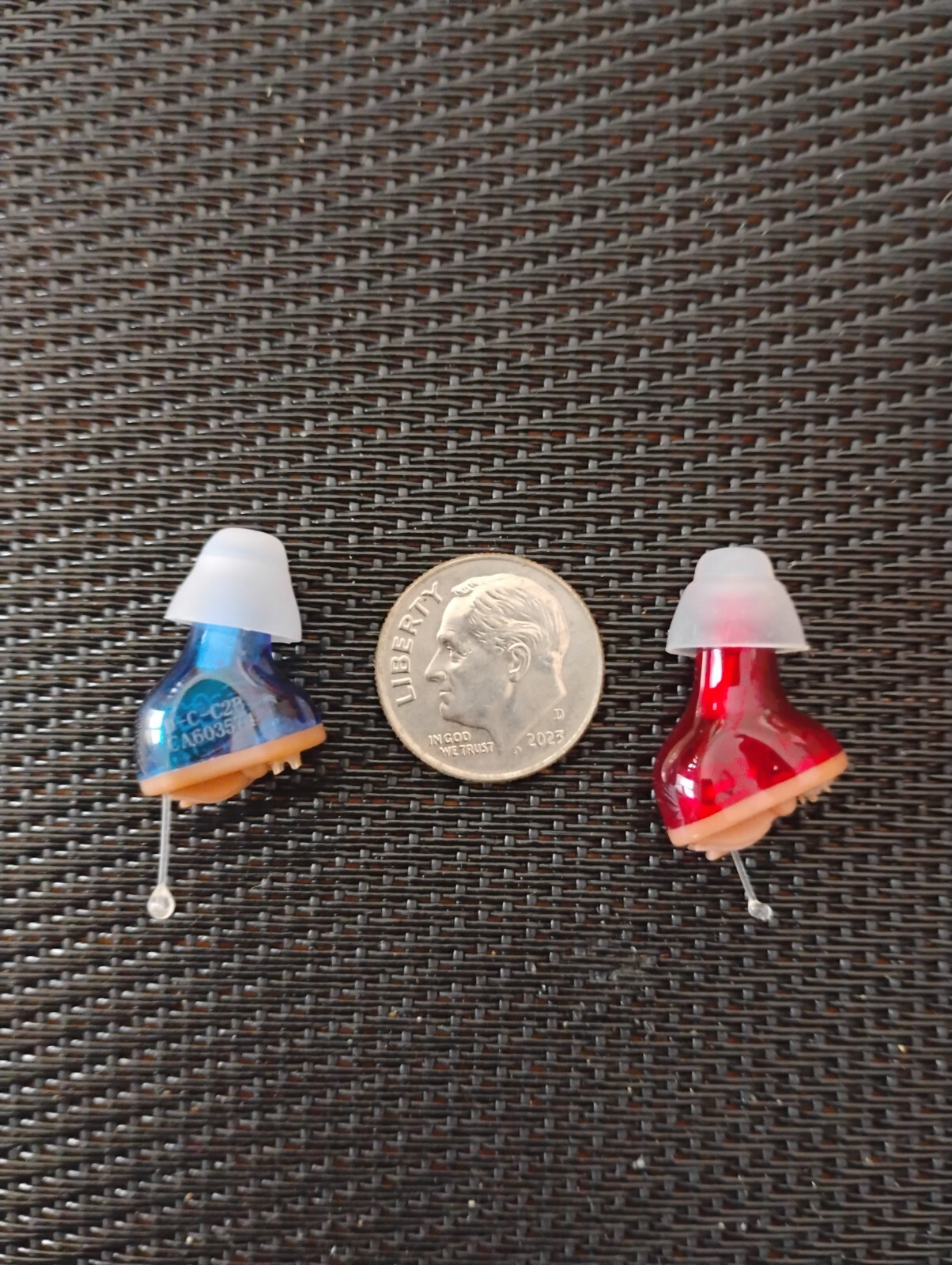 PAIR MINI IN canal CIC HEARING AMPLIFIER LEFT/RIGHT EAR 3 PROGRAMS/ MODES