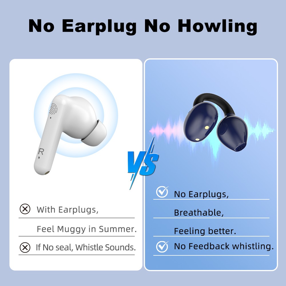 NEW Rechargeable Digital 32 Channels Noise Reduction ITE Ear Clip Hearing Aids