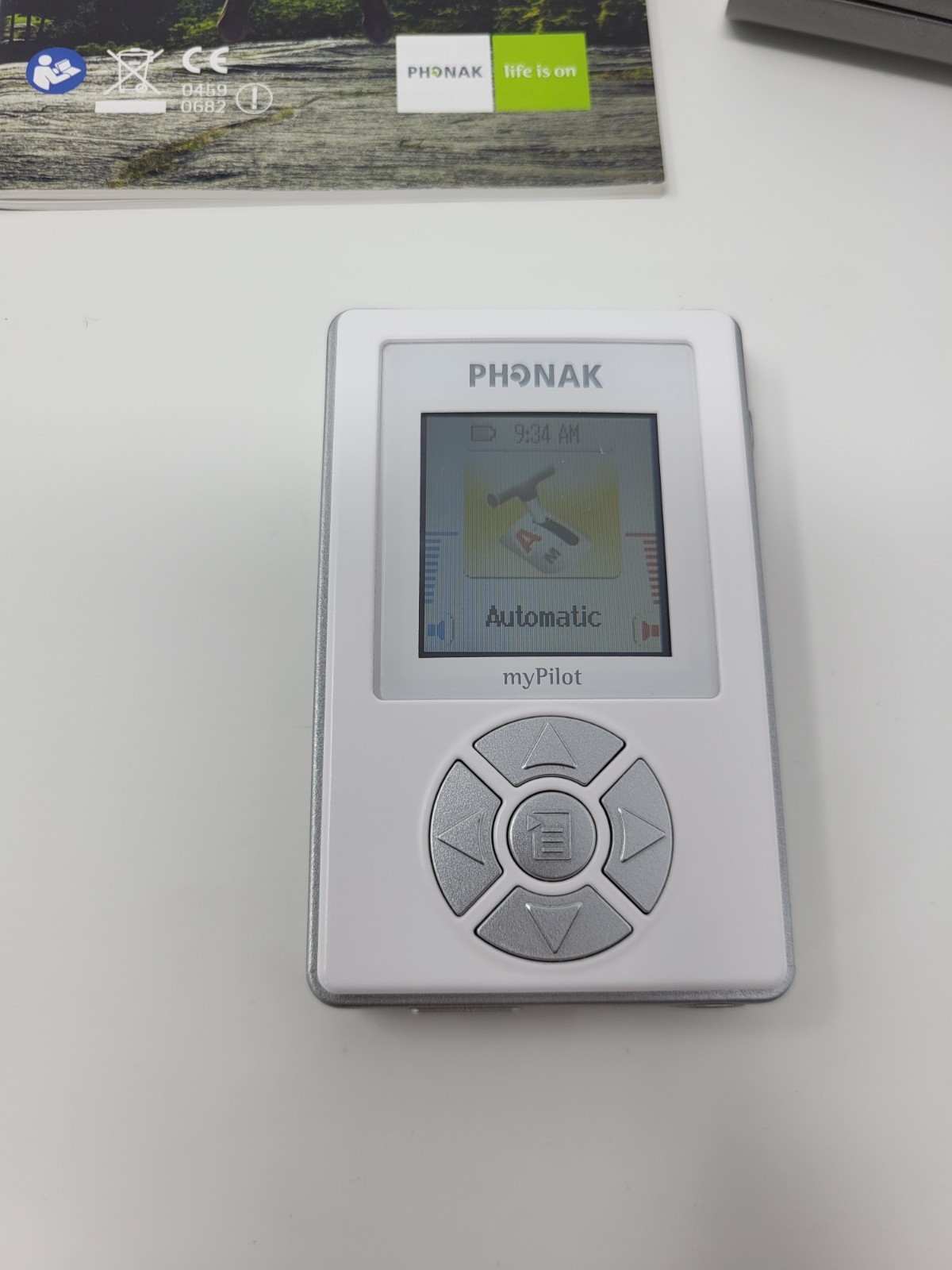 Phonak Pair BTE Exelia Micro Hearing Aids R Ear Only User Guide Case Remote Batt