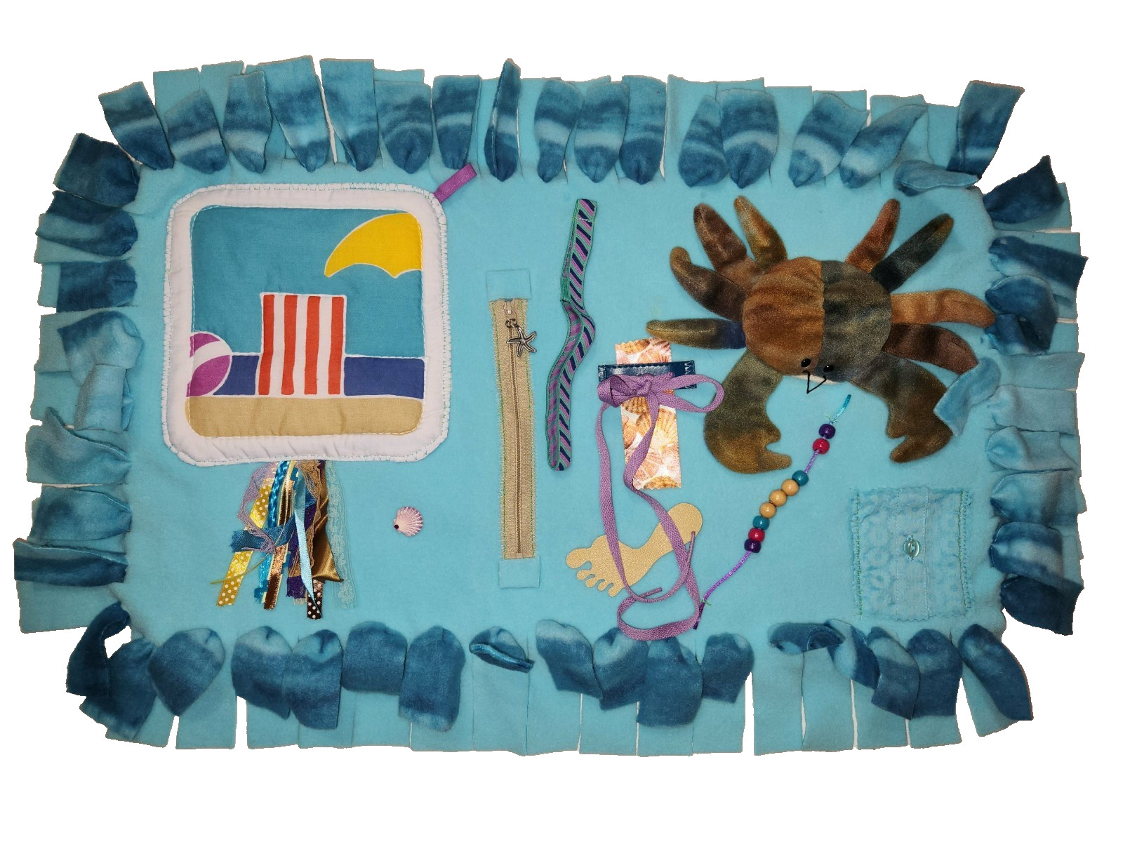Fleece Fidget Activity Mat for Dementia Patients
