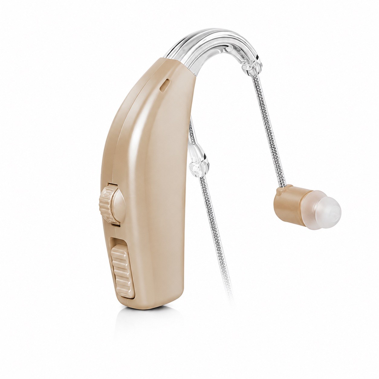 Rechargeable Digital Hearing Aid for Seniors with Charging Case & Volume Control