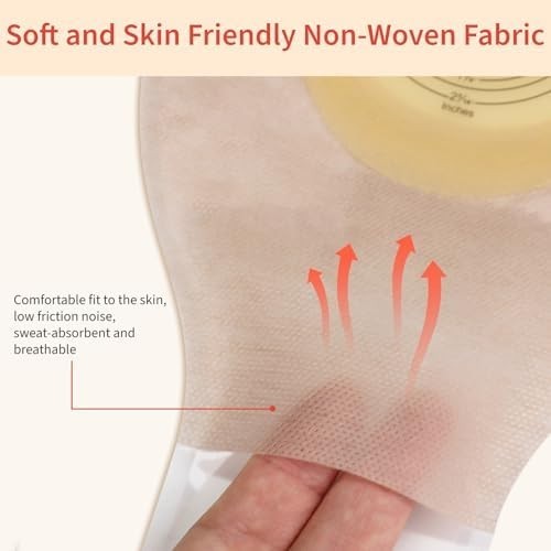 20 PACK Kids Colostomy Bag Skin-Friendly Ostomy Bag for Kids Cut-to-Fit 10–40mm