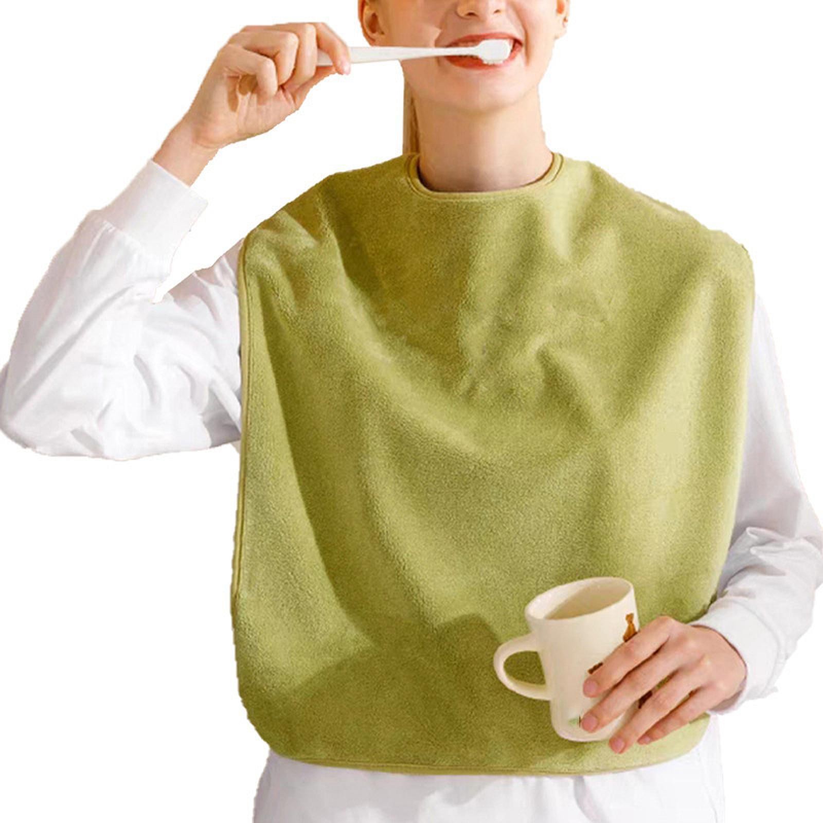 Adults Bib Waterproof Washable Adjustable Sturdy Ligthweight Reusable Mealtime