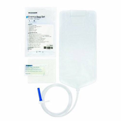 Enema Bag Set McKesson NonSterile 1500 mL 1500 Ml