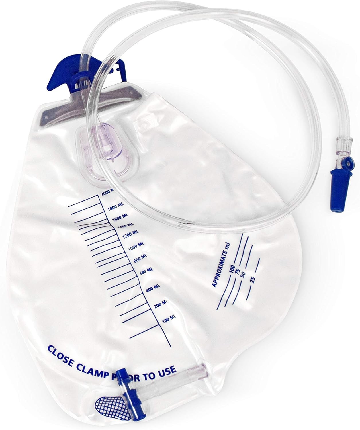 Sanitary Urine Drainage Bag with 48″ Tube – 2000 mL, Perfect for Home & Hospital