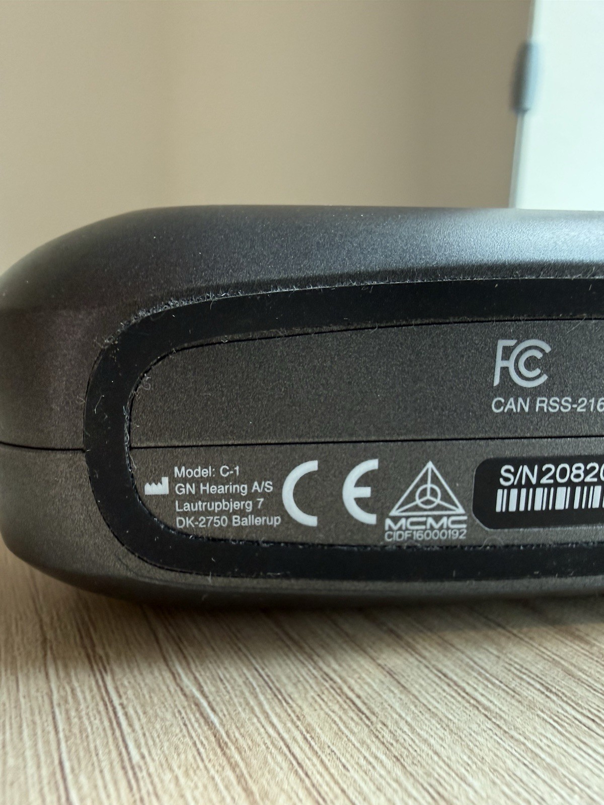 Resound GN Hearing Aids – Model C-1 – With Charger