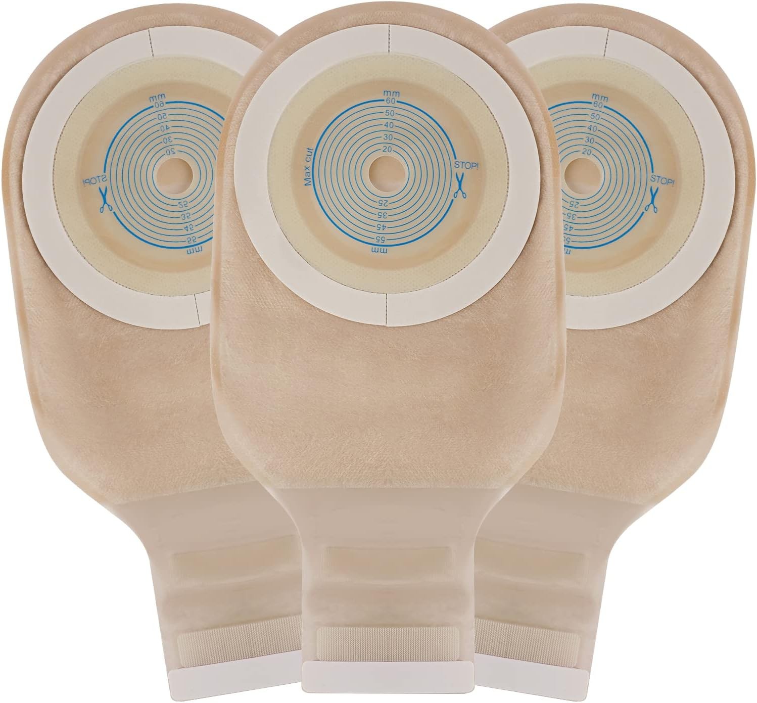20 PCS Colostomy Bags Rainlotus One Piece Ostomy Bag,Ostomy Drainable Pouch for