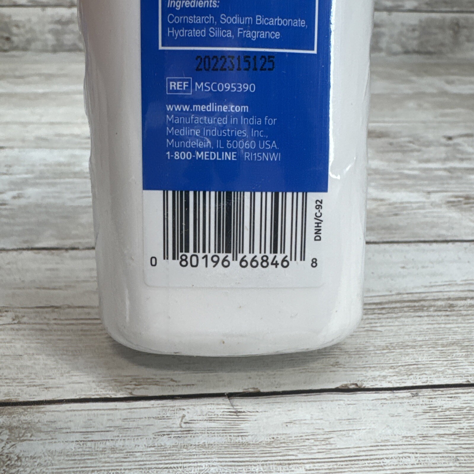 MEDLINE BODY POWDER PROTECT CORNSTARCH SOOTHE & COOL *Lot of 4* 4OZ BOTTLE (NEW)