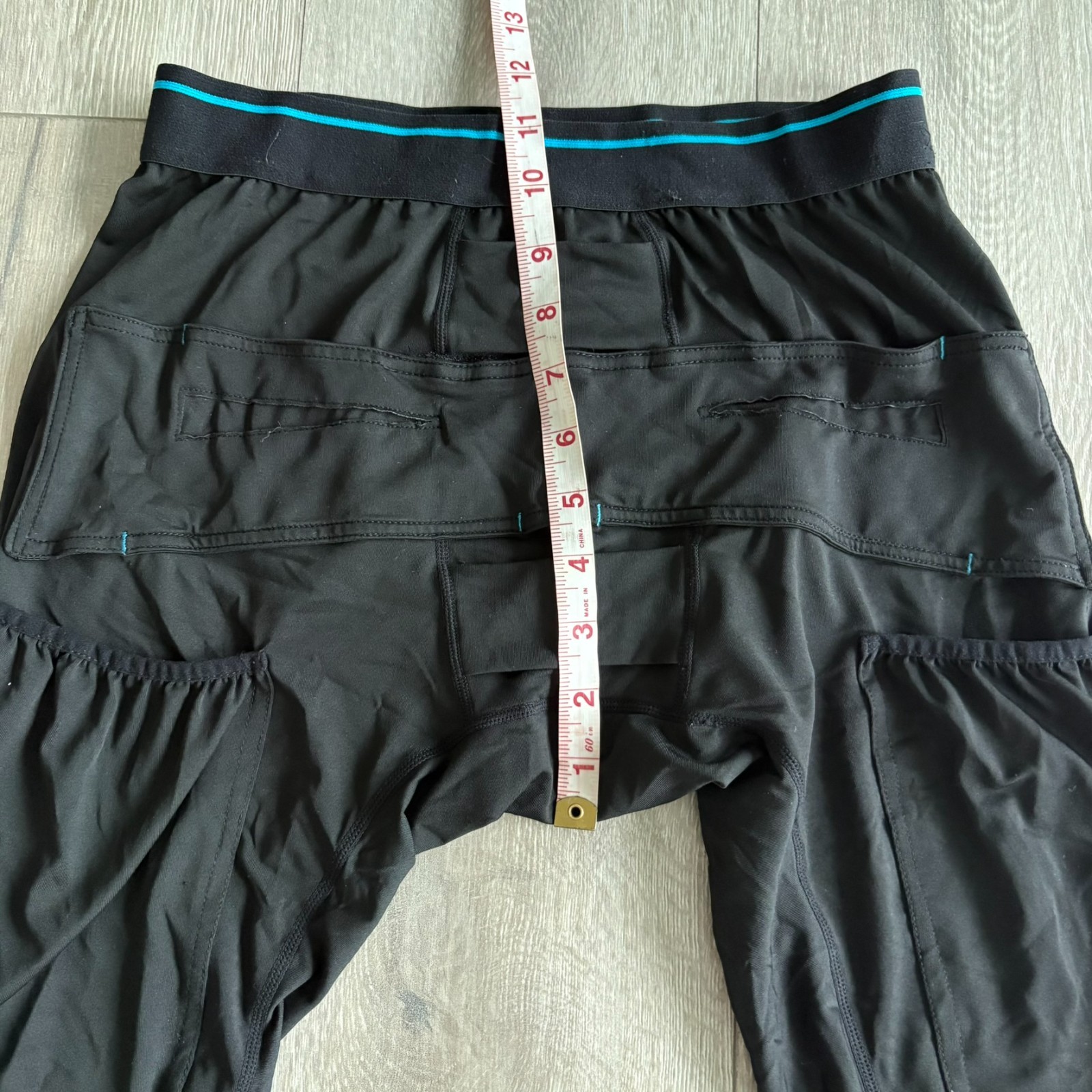 CathWear Unisex Black Catheter Leg Bag Underwear Discreet Support Shorts Size L