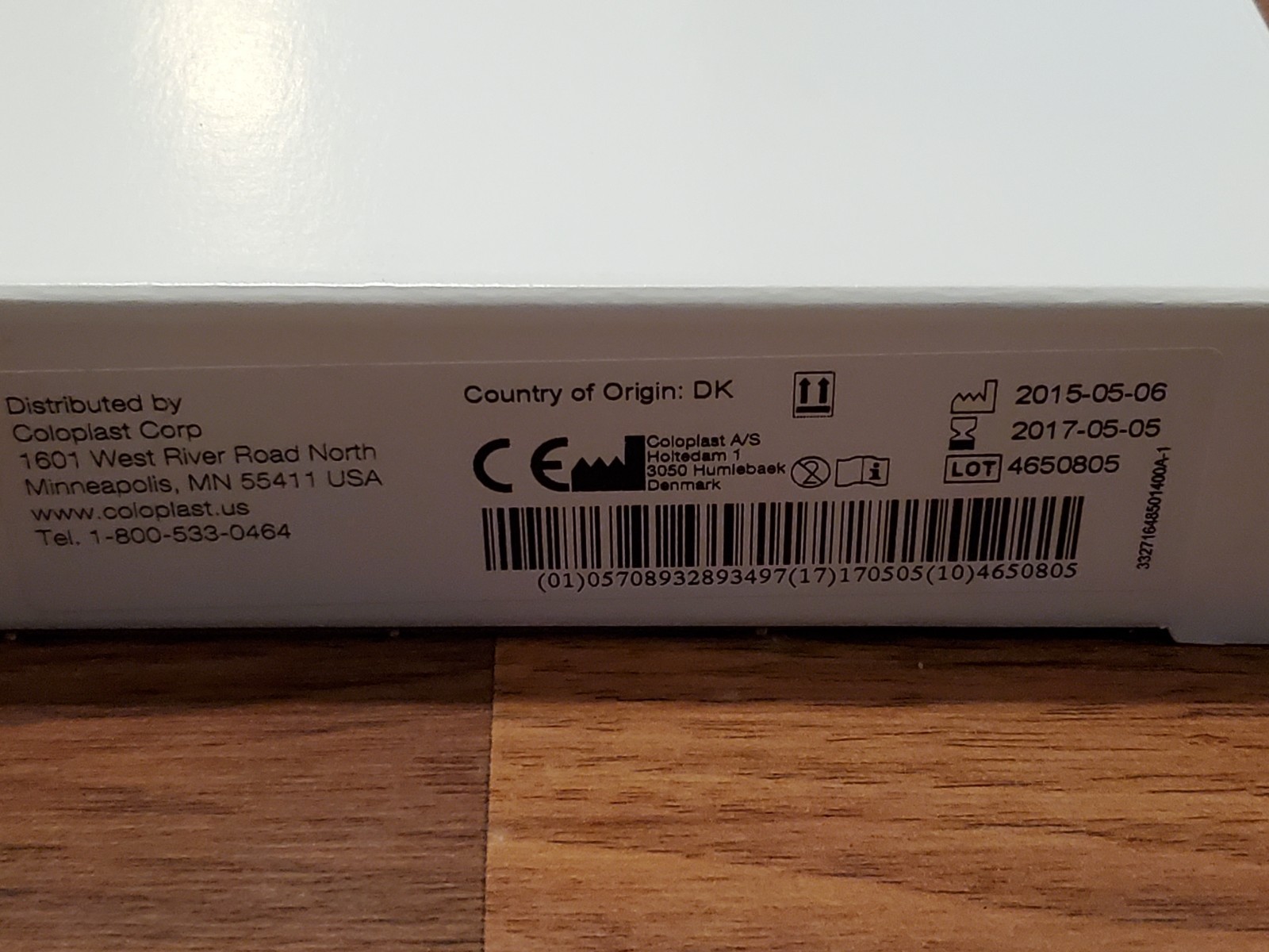 OLD STOCK Lot Of 5 Coloplast SenSura Mio 1″ Convex Light Ostomy Barrier 16485 5p