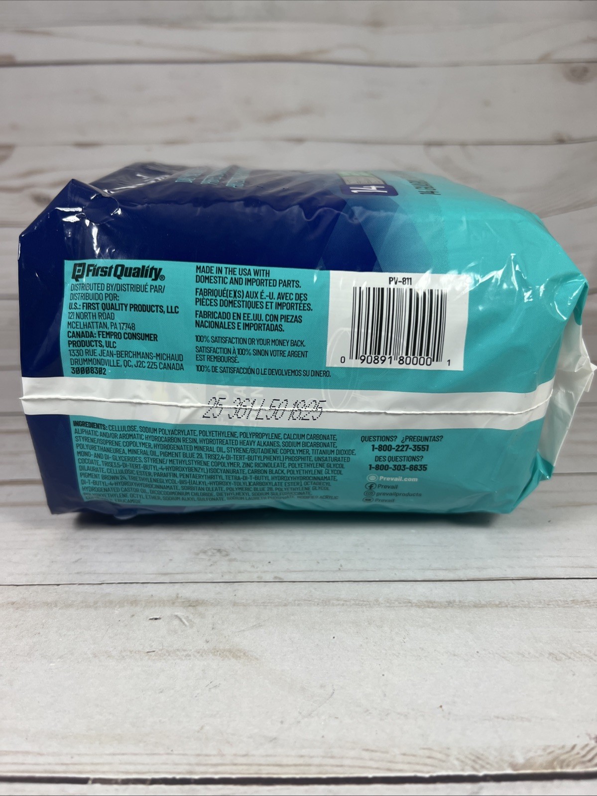 Prevail Daily Male Guards 14 Count One Size Maximum Absorbency (2Pack)