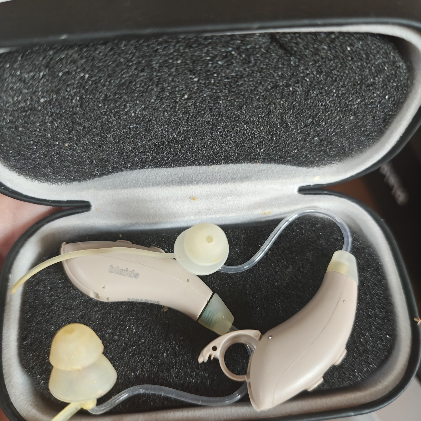 UNTESTED Beige Blaids X Pro Programmable Hearing Aids W/ Multi Core Processor