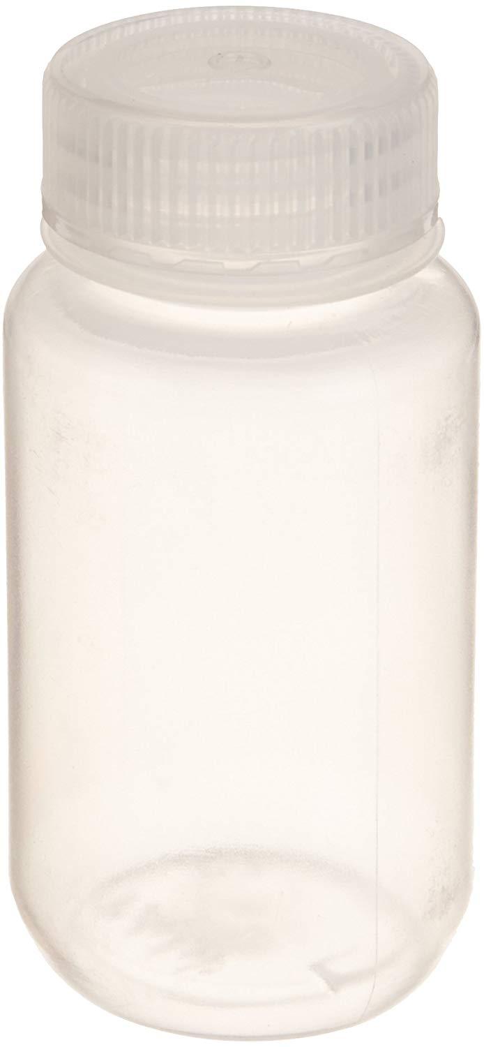 United Scientific 33307 Polypropylene Wide Mouth Reagent Bottles, 125ml Capacity