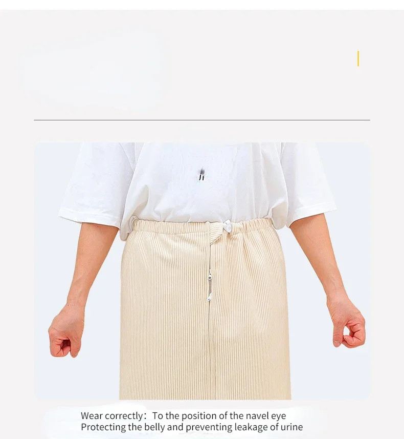 Adult Diaper Skirt Elderly Leak Proof Urine Apron Pad Anti-Wetting Bed Reusable