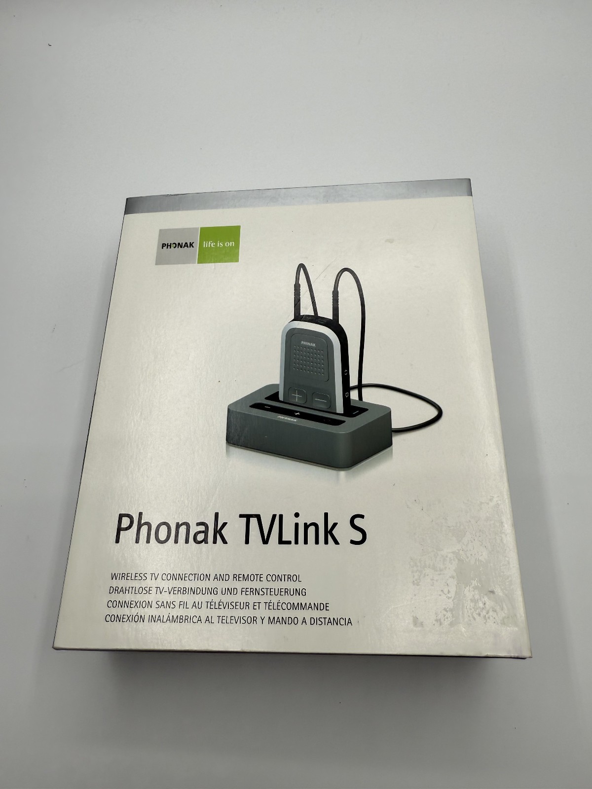 Phonak TVLink S ComPilot Wireless TV Connection and Remote Control