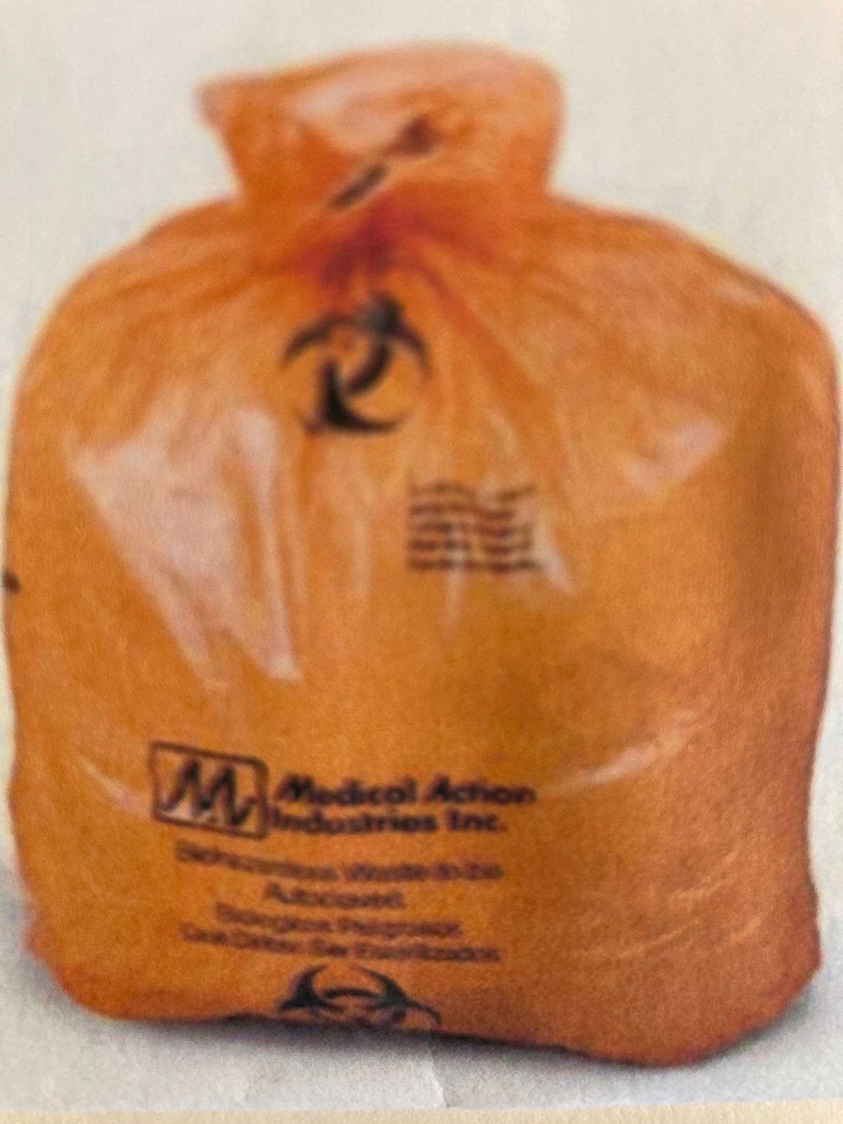 Medegen #MAI-884 Biohazrad Bags,25 X 35″,1.8ml,13-16 Gal.Orange/200 Case