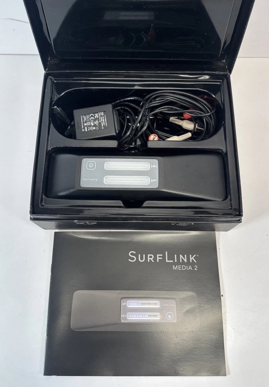 SurfLink Media 2 Model 210 Hearing Aid Streamer Device Surf Link W/ Box