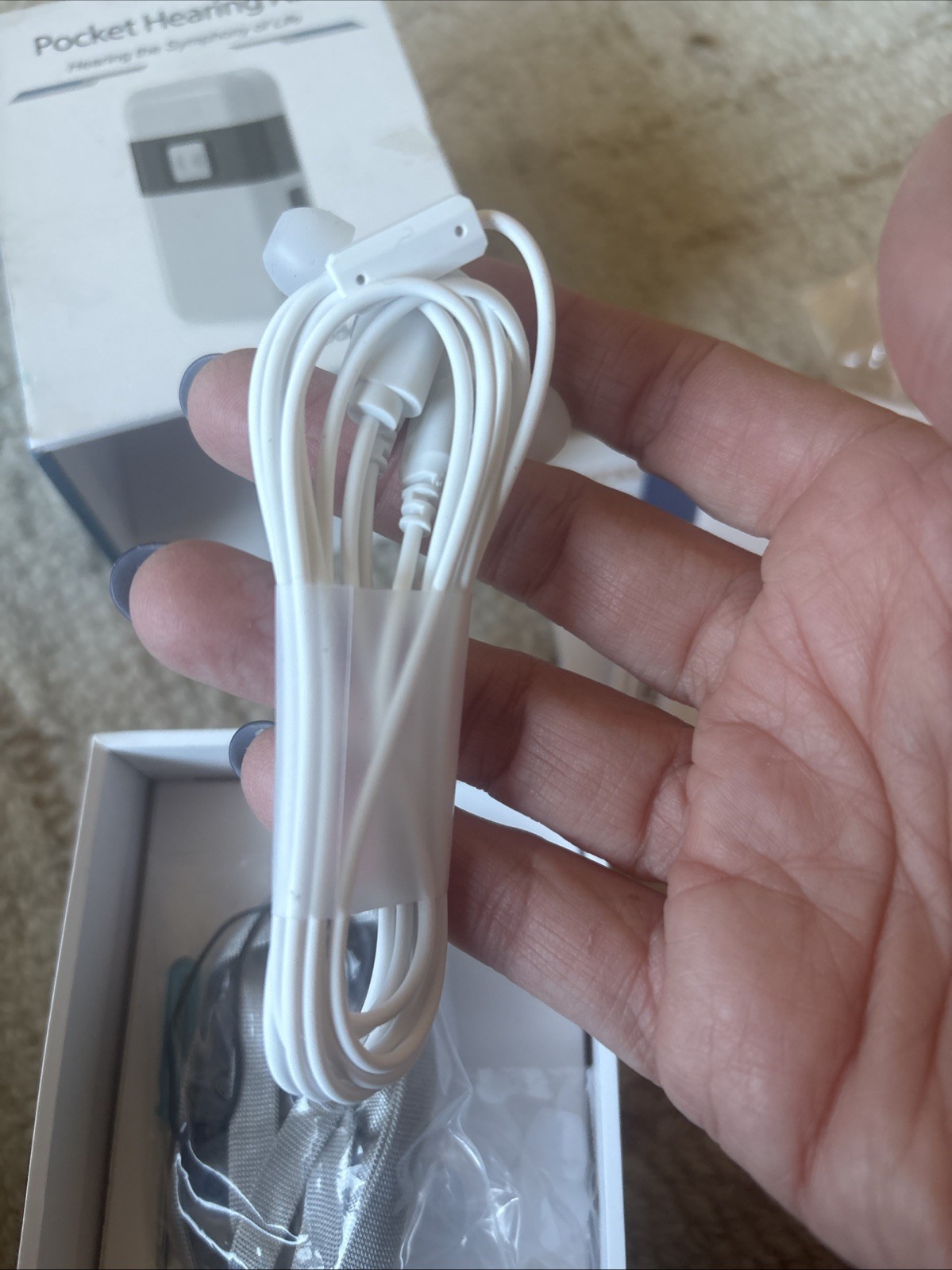 Pocket Hearing Aid Model LS311 3.7v Rechargeable NEW