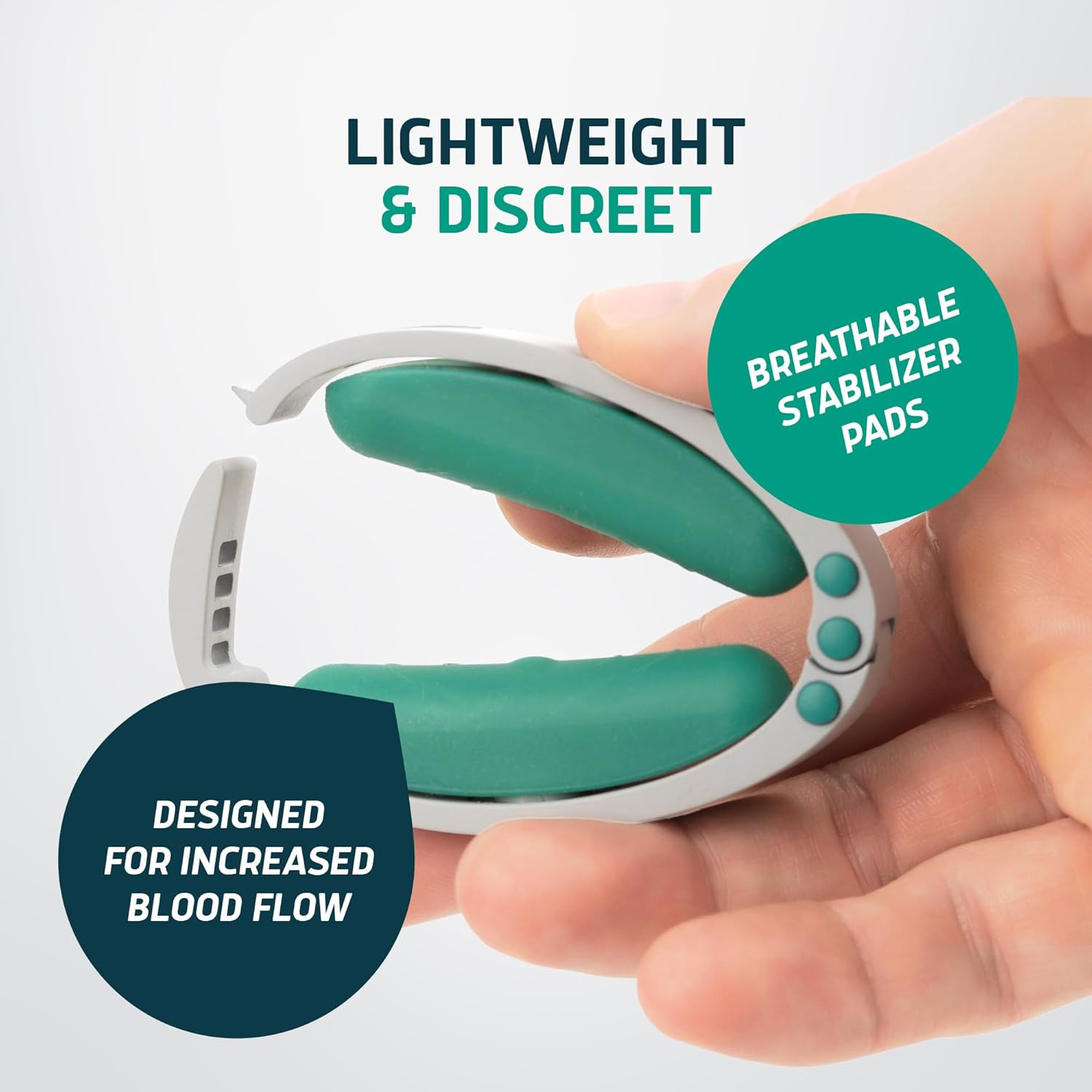 Confidence Clamp – the Original Incontinence Clamp for Men with 3 Removable Top