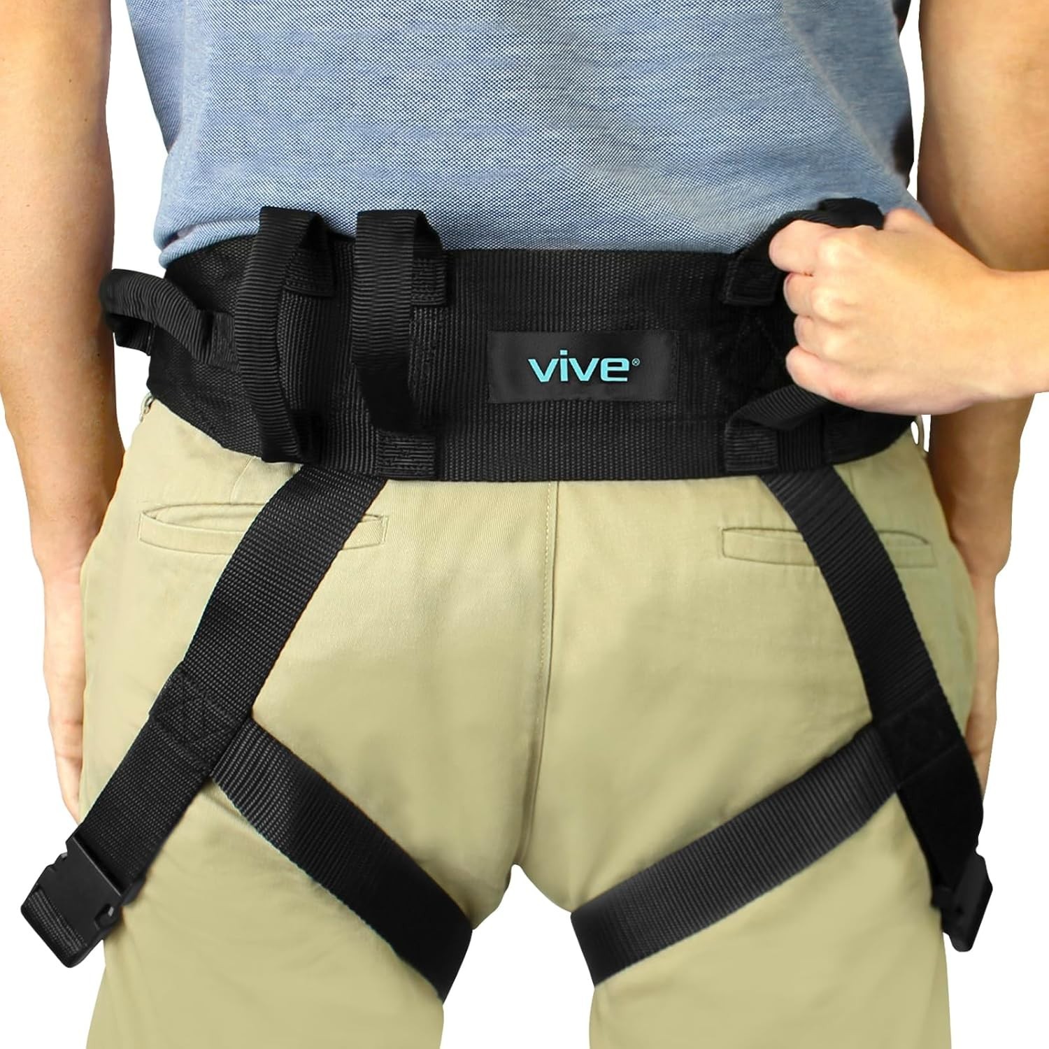 Transfer Belt with Leg Loops – Medical Nursing Safety Gait Assist Device – Ba…
