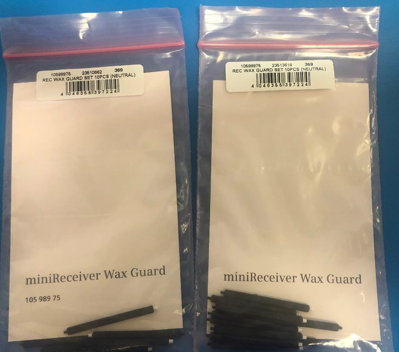 2-pack of miniReceiver Wax Guards for Signia Miracle Ear, Kirkland US seller