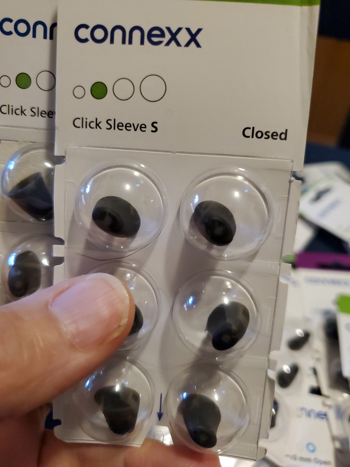 Connexxsignia Click Sleeve S Closed 2 Packs Of 6 12 Tips Per Box