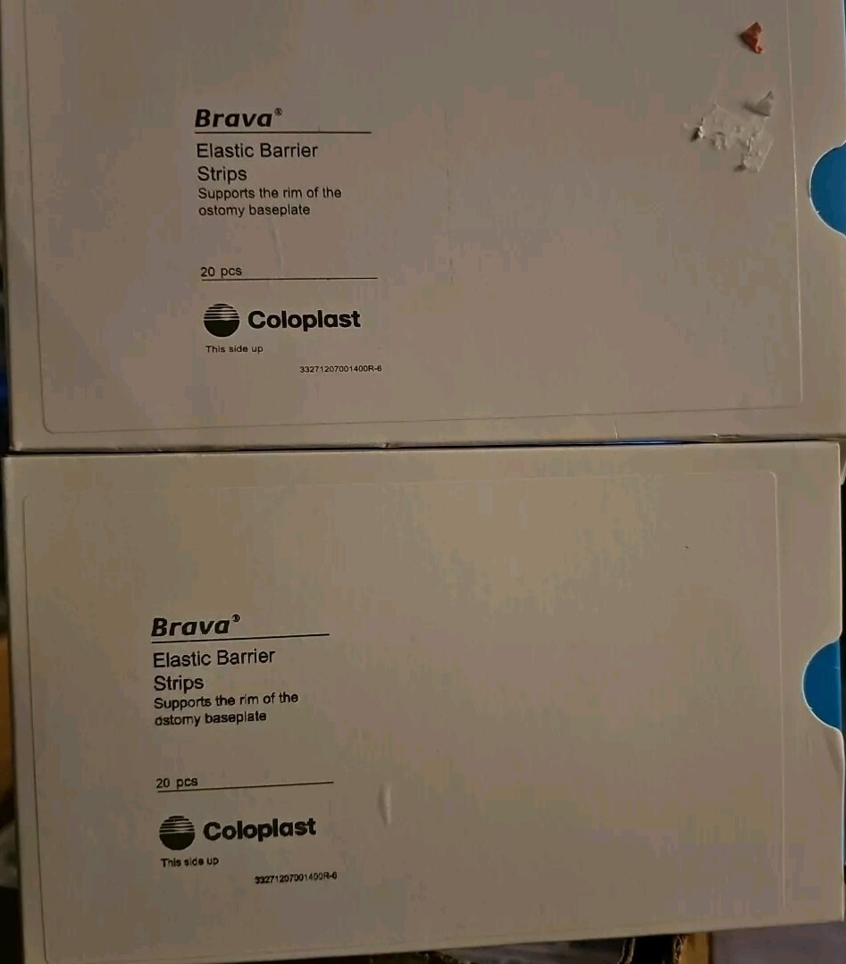 Coloplast Brava 120700 Elastic Barrier Strips Lot 2 Boxes Of 20 Per Box New