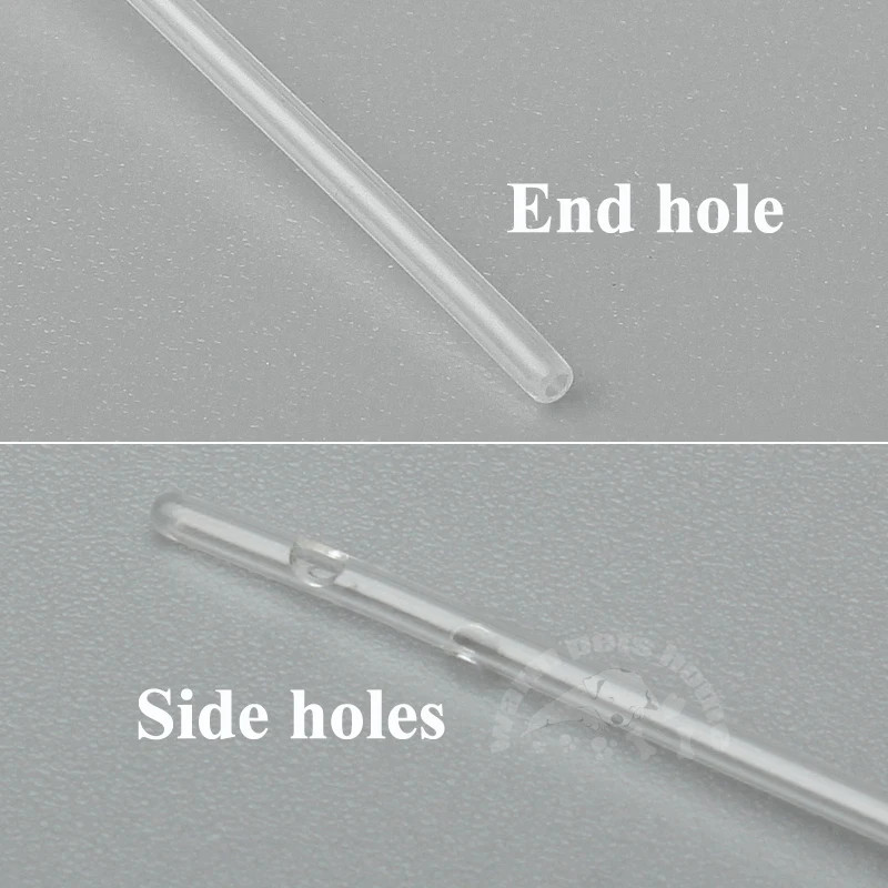 12PCS Cat Catheter with Stylet Side/End Open 1.0Mm 1.3Mm Cat Urinary Catheters V