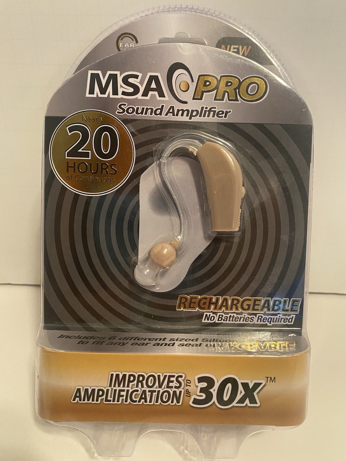 MSA Pro Sound Hearing Amplifier – Beige (1109351)