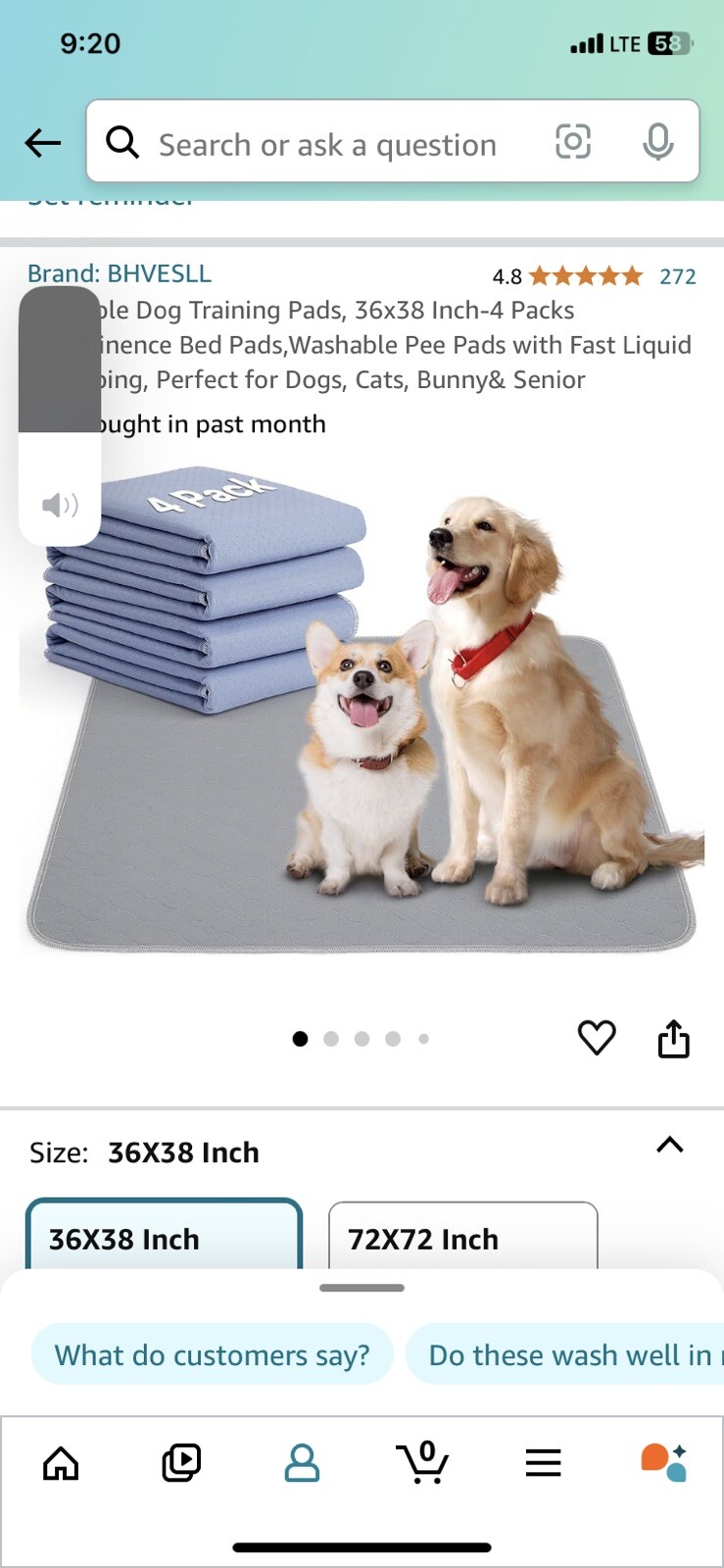 NEW 4 REUSABLE WASHABLE UNDERPADS 36×38 – INCONTINENCE BED PADS, PUPPY PADS
