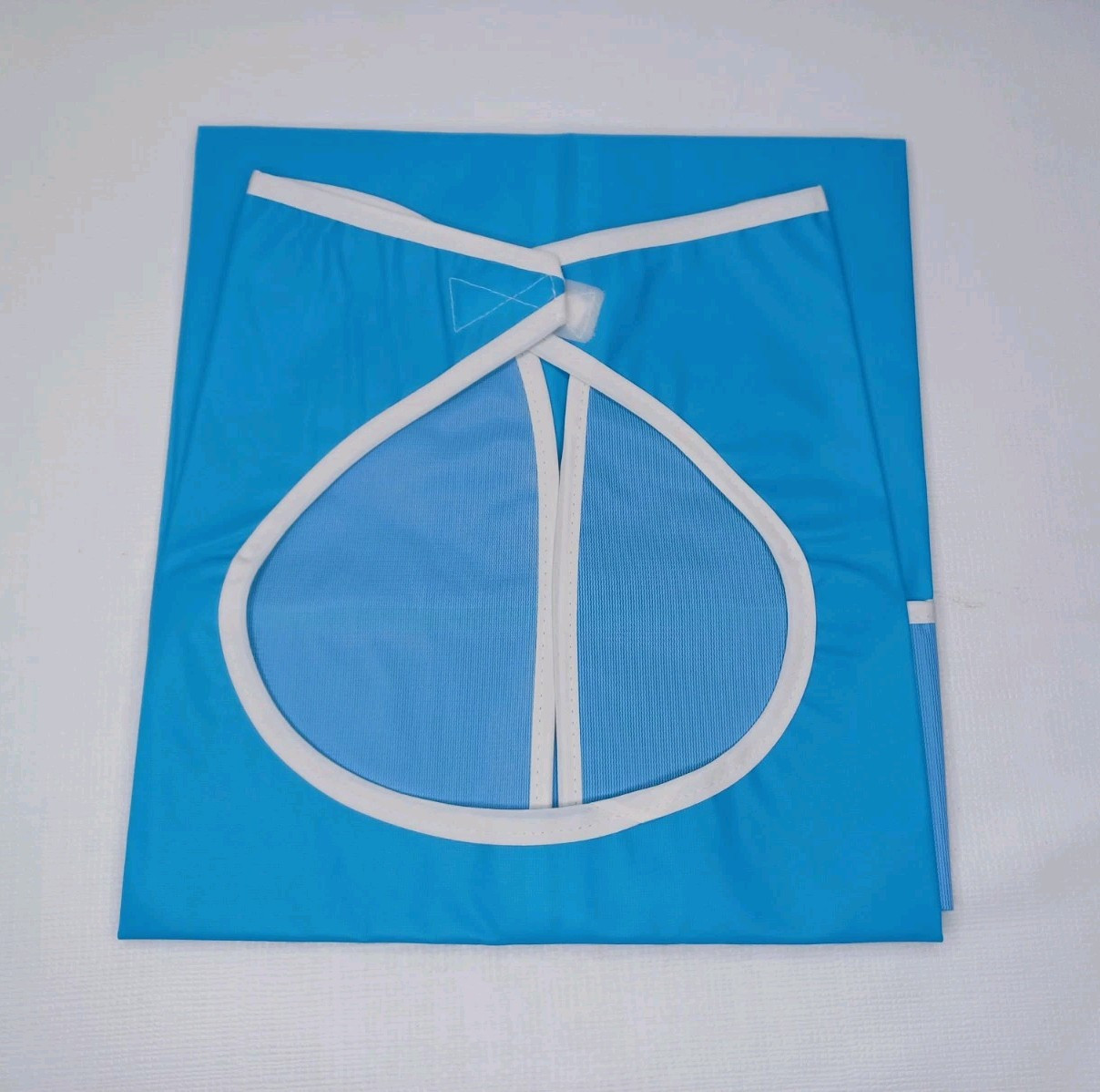 1 Adult Bib Reusable PVC Plastic Wipeable Bib