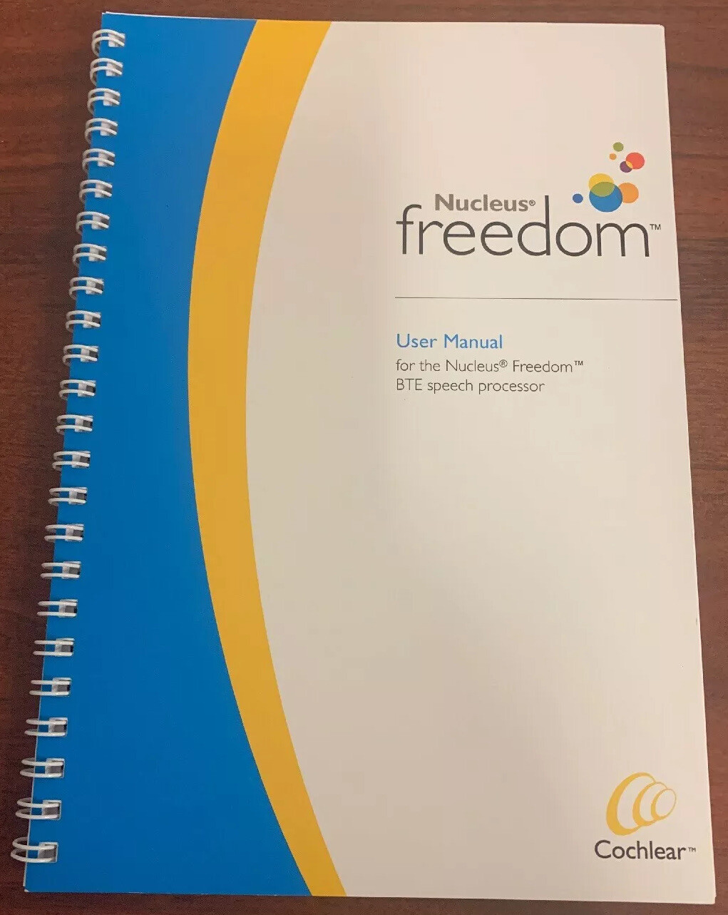 Cochlear Nucleus Freedom User Manual Guide for BTE Speech Processor NEW