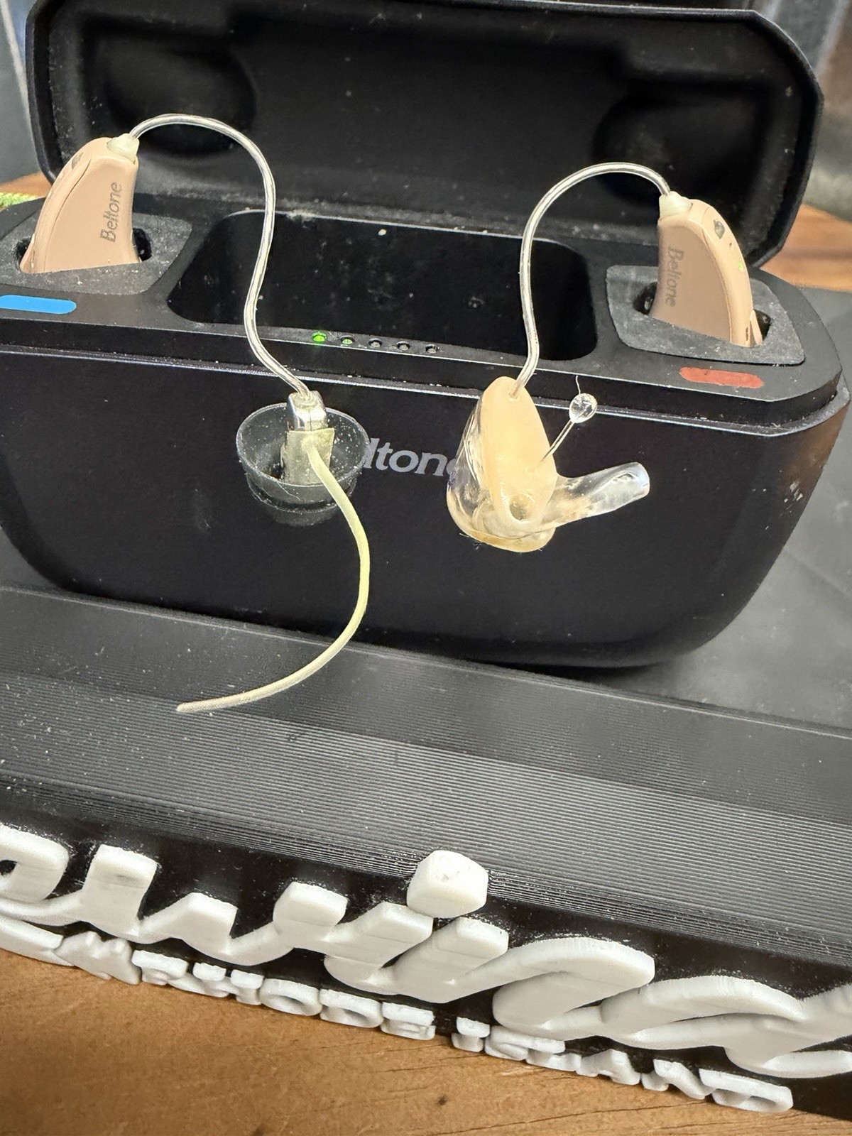 Beltone LT61-DRWC Rechargeable Hearing Aids Pair w/ Charging Case Holds Charge