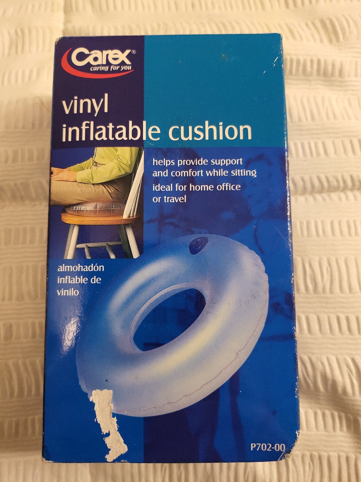 Carex Inflatable Vinyl Cushion scuffed box SR
