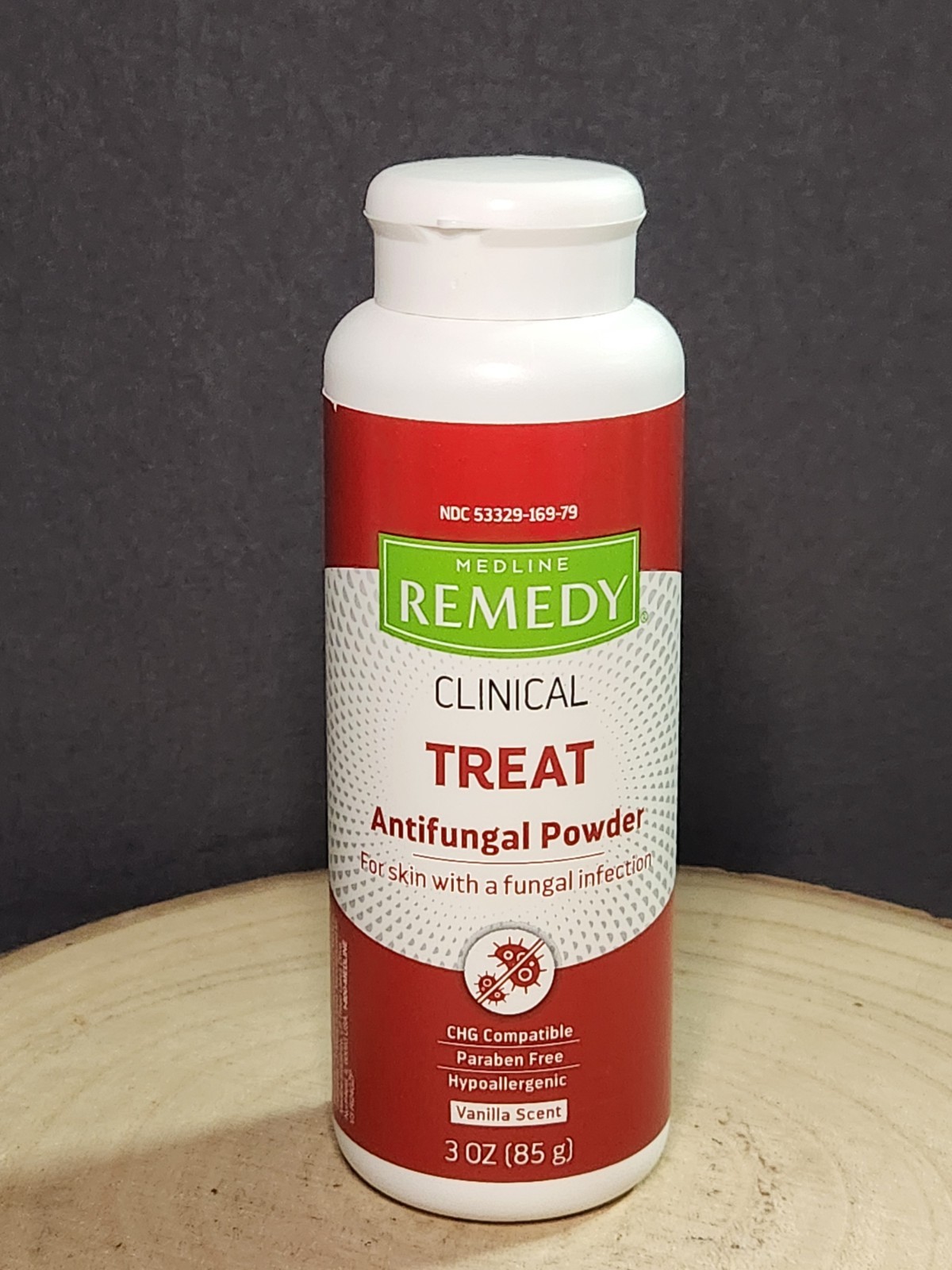 Remedy Clinical Treat Antifungal Powder Vanilla Scent 3 oz (MSC092603)
