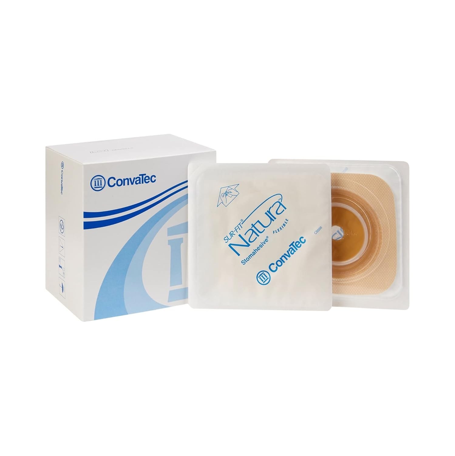 ConvaTec Stomahesive Wafer 1-3/4″ Flange 10/Box 125264 Convatec Sur-Fit Natura