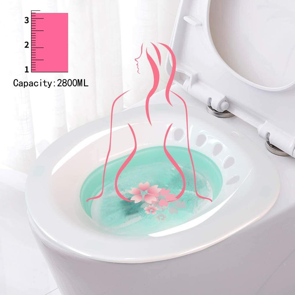 Bath Tub Bidet Toilet Seat Folding Sitz Basin Pregnant Postpartum HemorrhoidCare