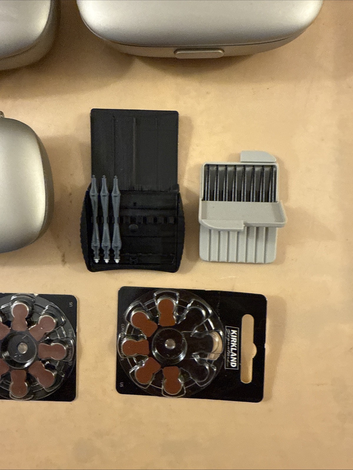 Lot Of 3 Phonak Hearing Aid Travel Cases & Accessories