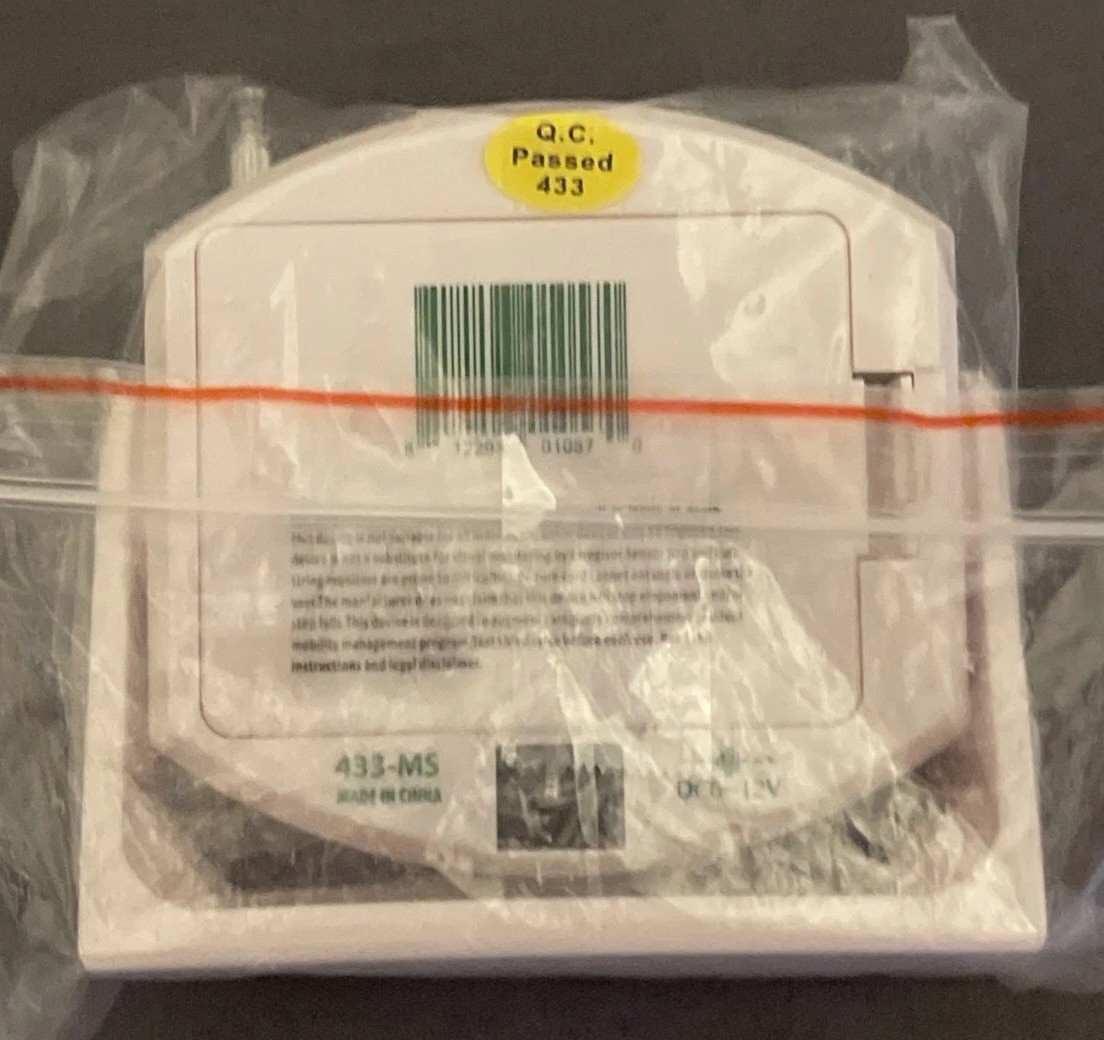 Smart motion sensor 433-MS & Cordless Fall Alarm 433-EC (Brand New & Unused!)