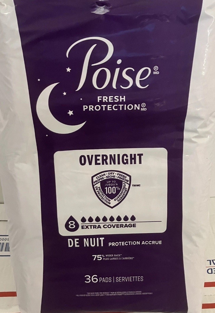 Poise Fresh Protection Pads Maximum 36 Pads