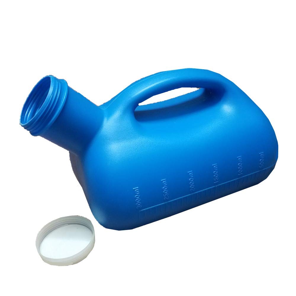 3000ML Large Male Urinal Portable Mens Potty Pee Bottle Collector Travel Toilet
