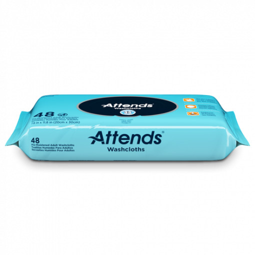 Attends Adult Wipe or Washcloth 7.8 X 11.8 Inch WCPP1000 576 CT