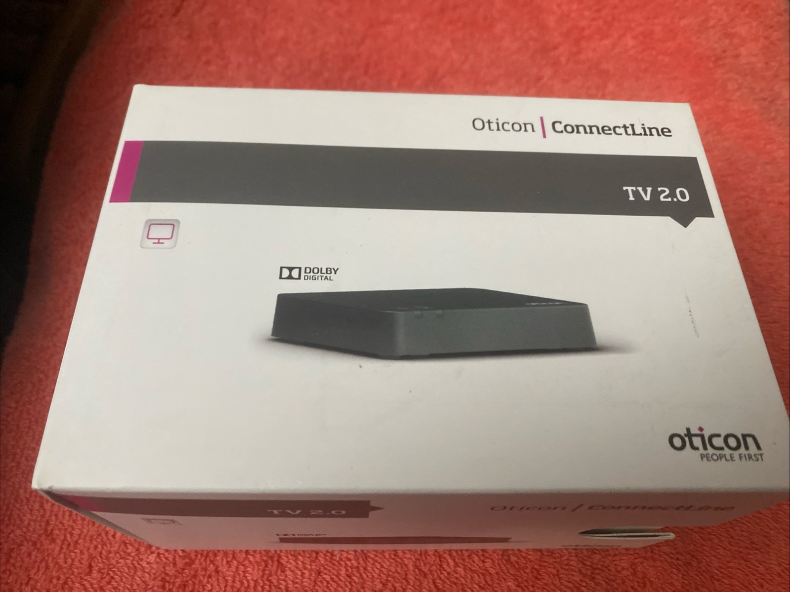 Oticon ConnectLine TV Adapter 2.0 for Hearing Aids – NEW Open Box