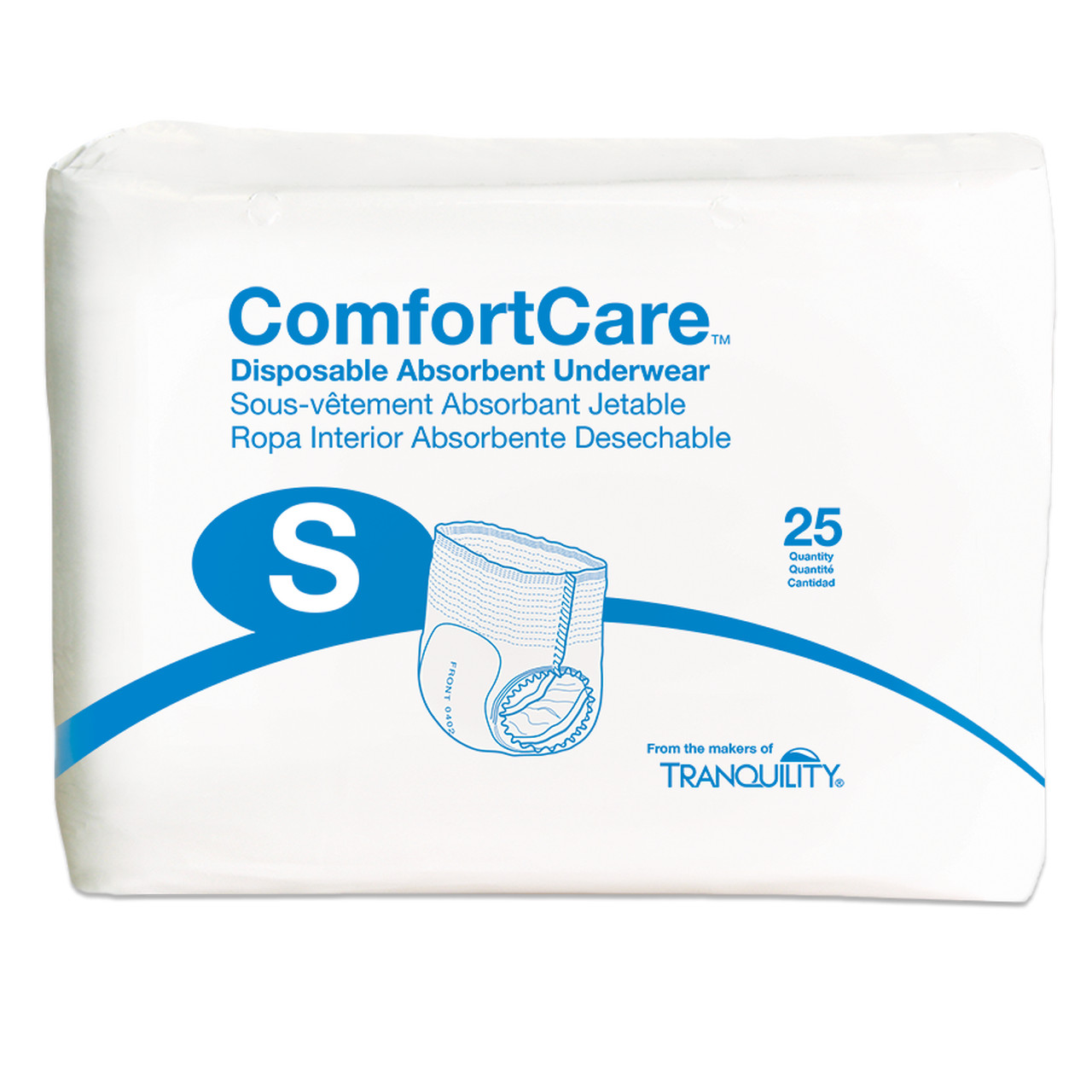 Disposable Absorbent Underwear, Small Fits 22” – 36” PK/25 #2974-100