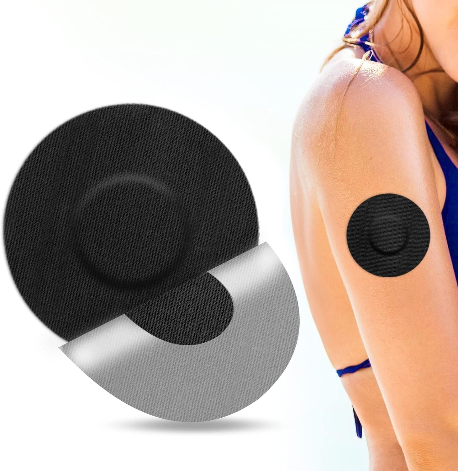 40PCS CGM Sensor Patches Waterproof Sweatproof Adhesive Covers for Libre 1 2 3