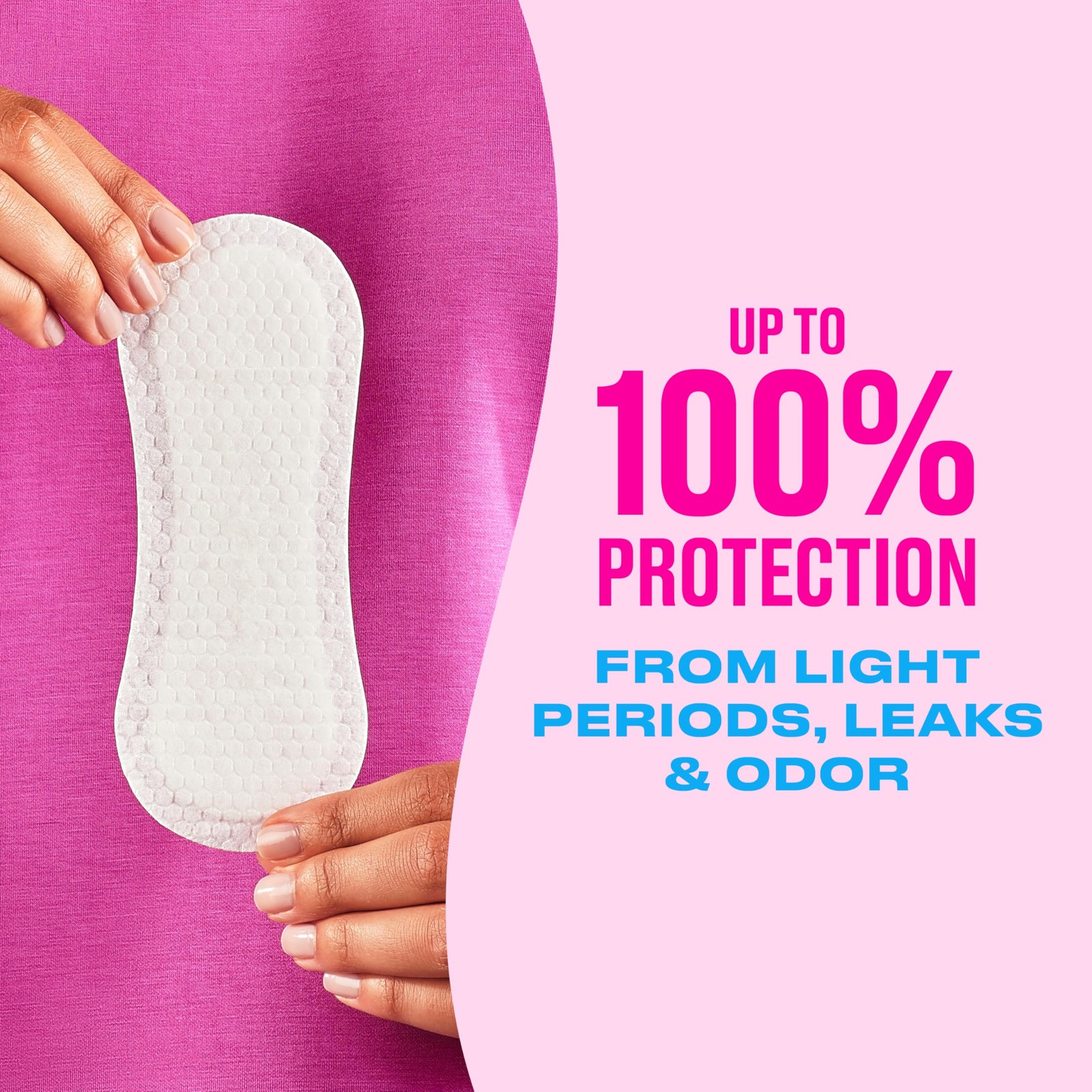 Carefree Panty Liners for Women Extra Long, Unwrapped, 100 Count (Pack of 1)