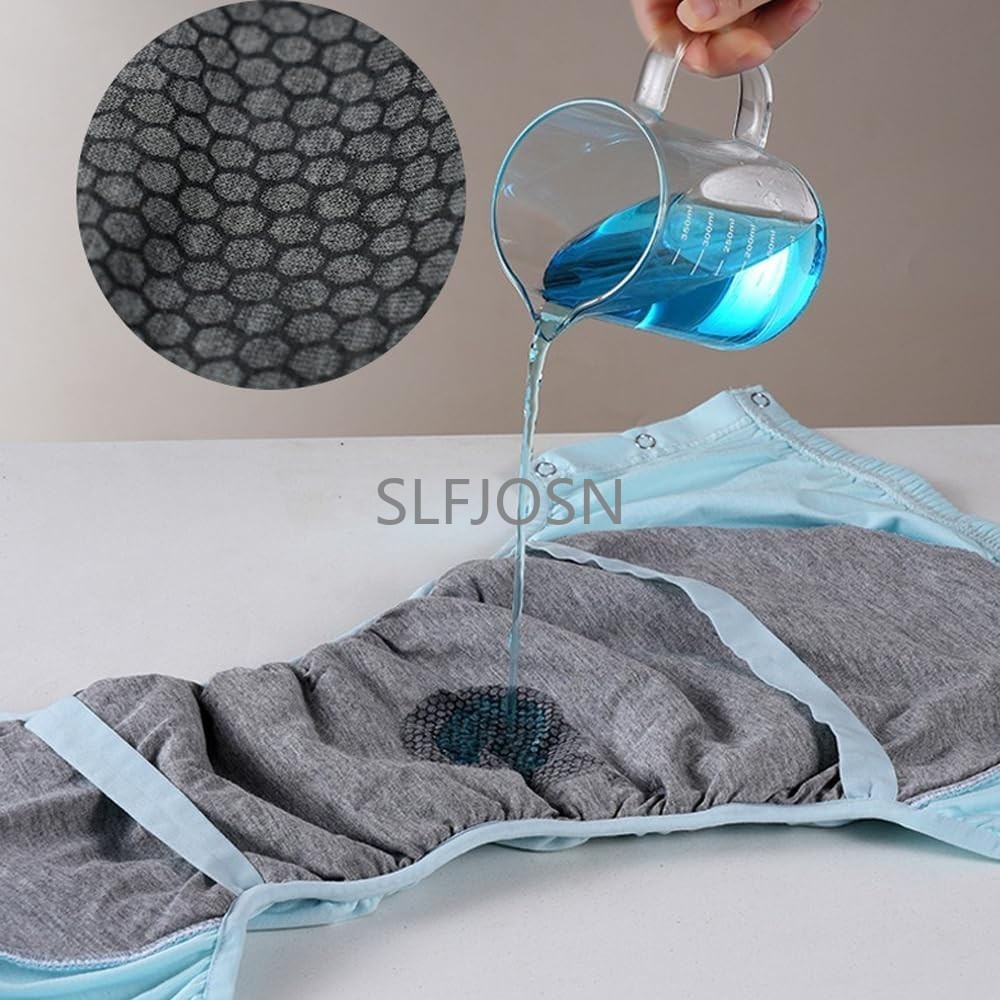 Women’s Leakproof Care Briefs Reusable Incontinence Underwear Side Snap Closures
