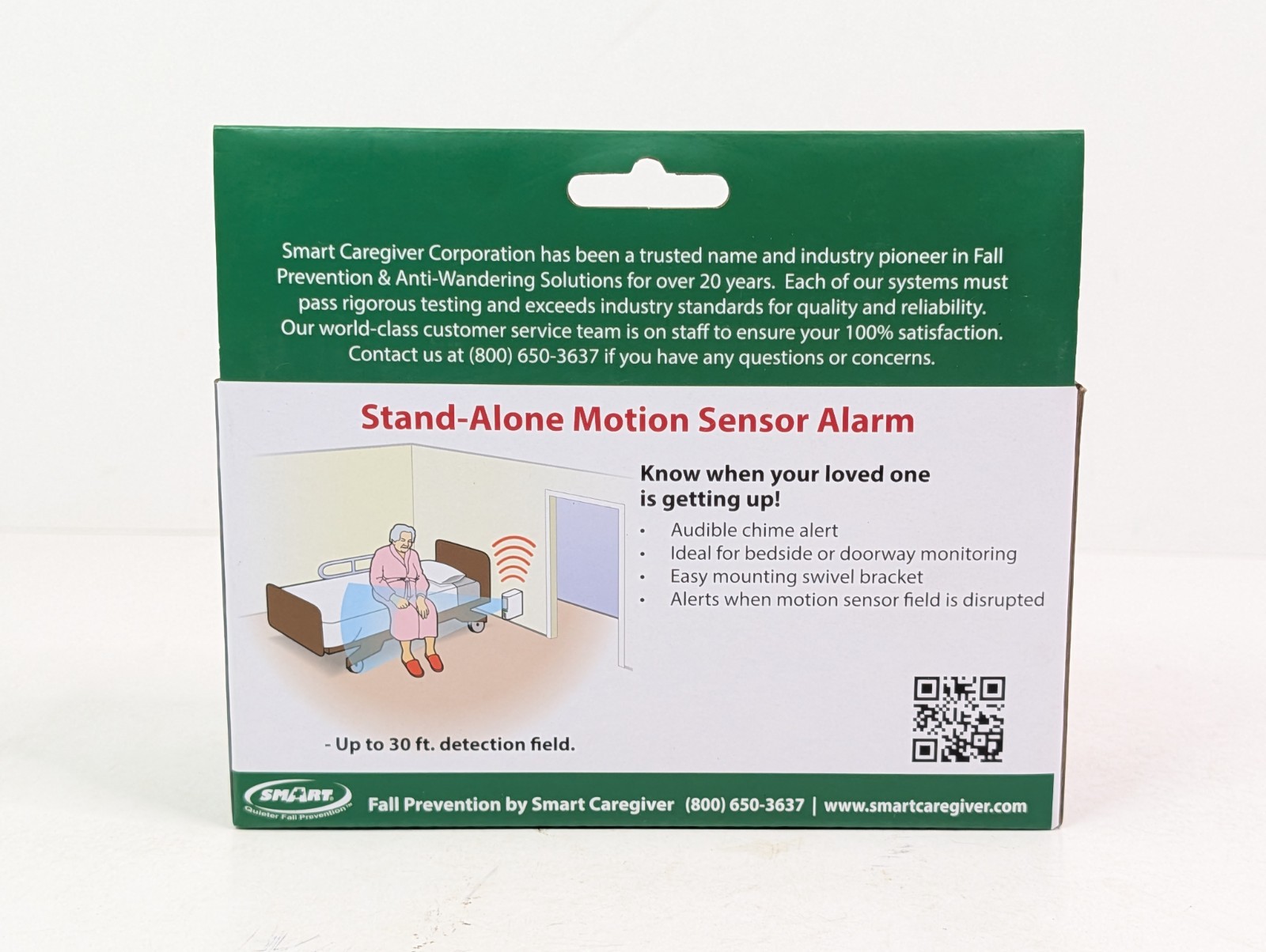 Smart Caregiver Complete Fall Prevention Motion Activated Alarm TL-2700 New