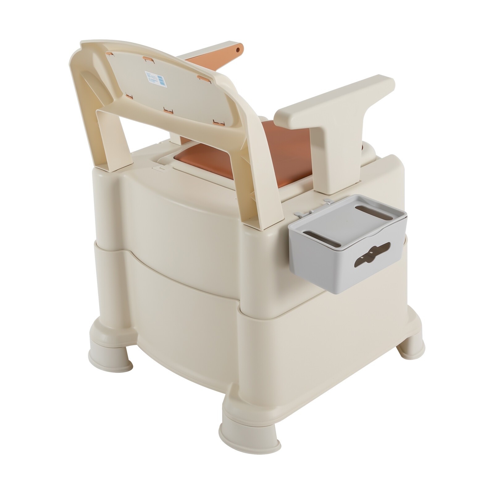 For The Elderly and The Sick TPE Home Portable Toilet with Sensor Night Light