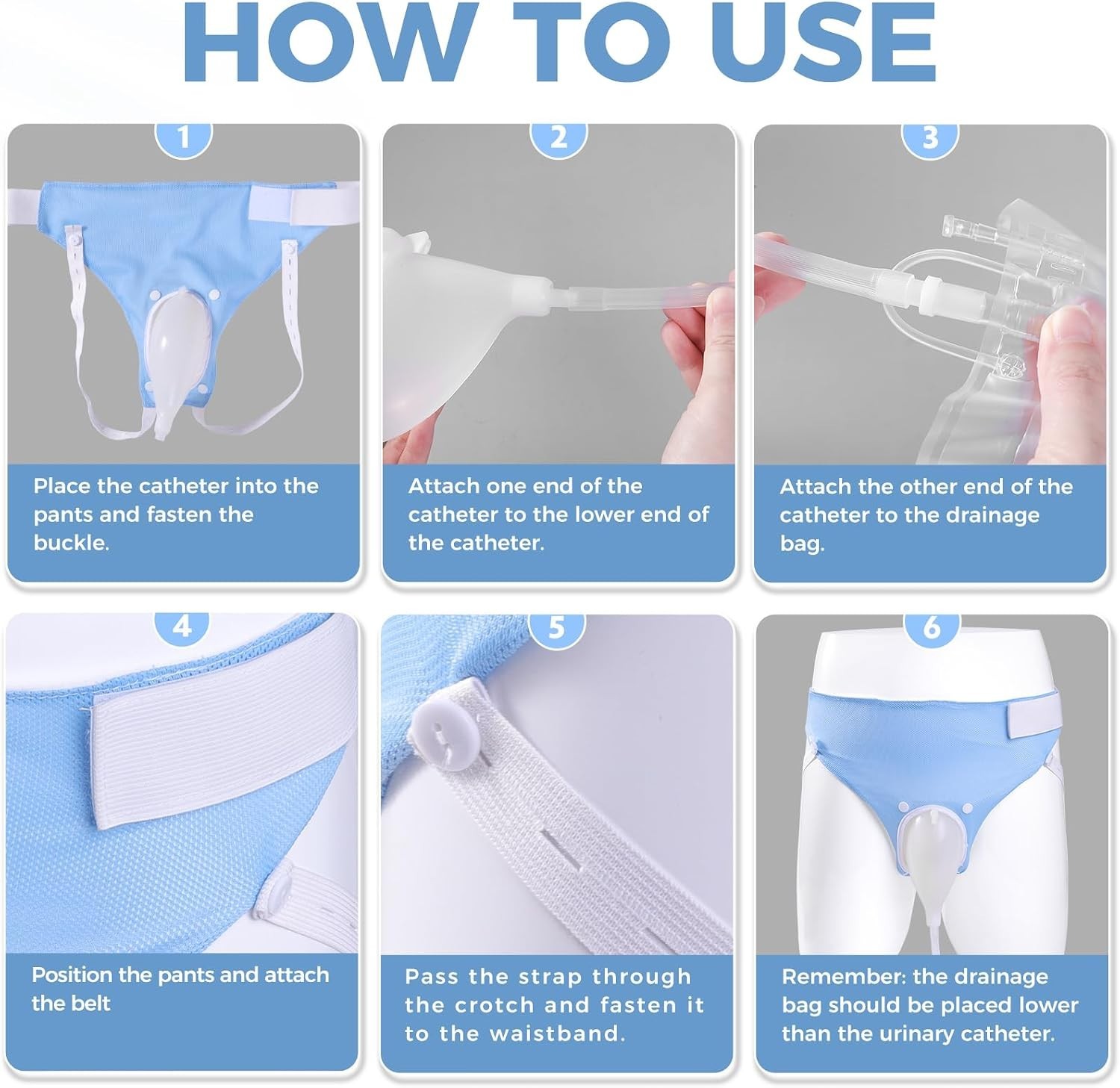 Wearable Urinal for Men,Protable Male Urine Collection Bag